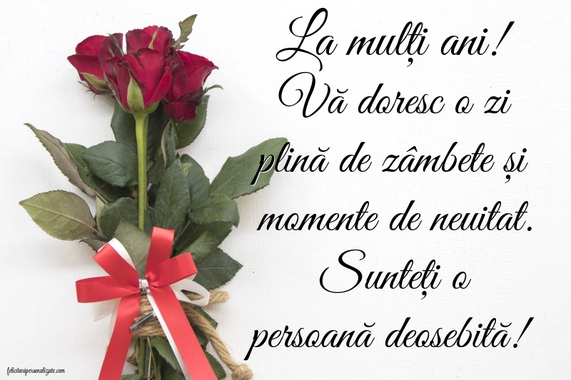 Felicitări frumoase de Ziua de Naștere pentru Soacră: Trandafiri