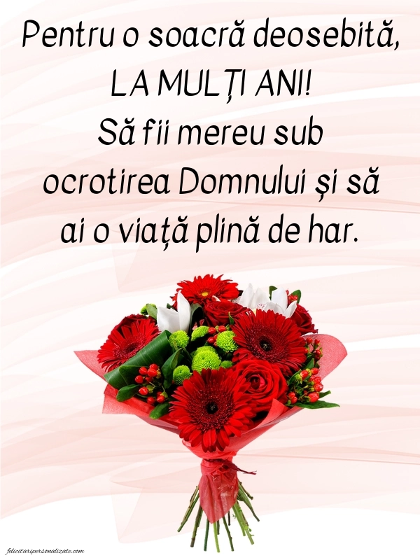 La mulți ani, soacra mea! - Imagini cu mesaje frumoase: Buchet de flori