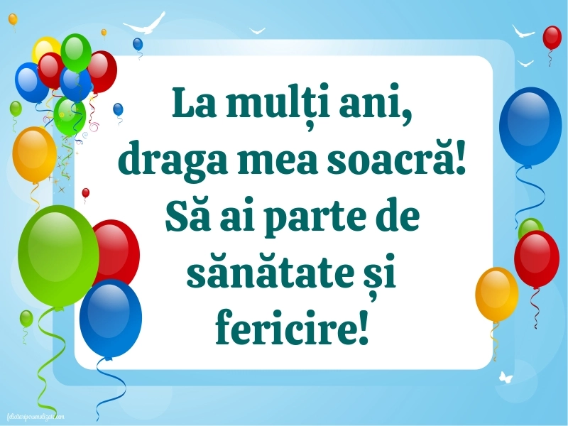 Imagini cu La mulți ani pentru soacră: Baloane