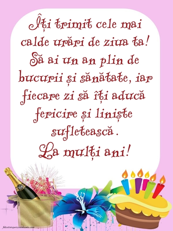 Imagini cu La mulți ani pentru soacră: Șampanie și tort