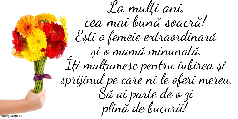 Imagini La Mulți Ani Soacra mea: Flori