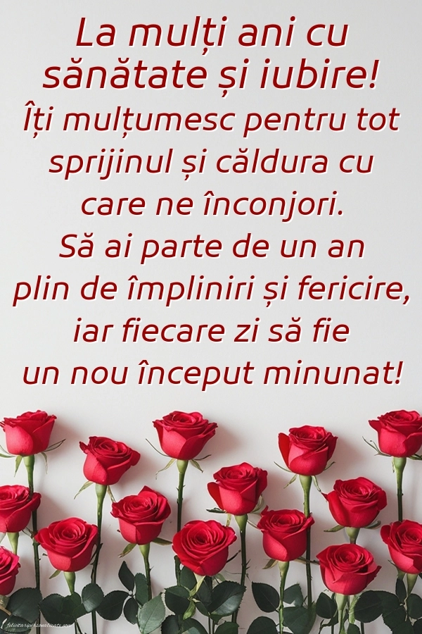 Poze cu La mulți ani pentru soacra mea: Trandafiri