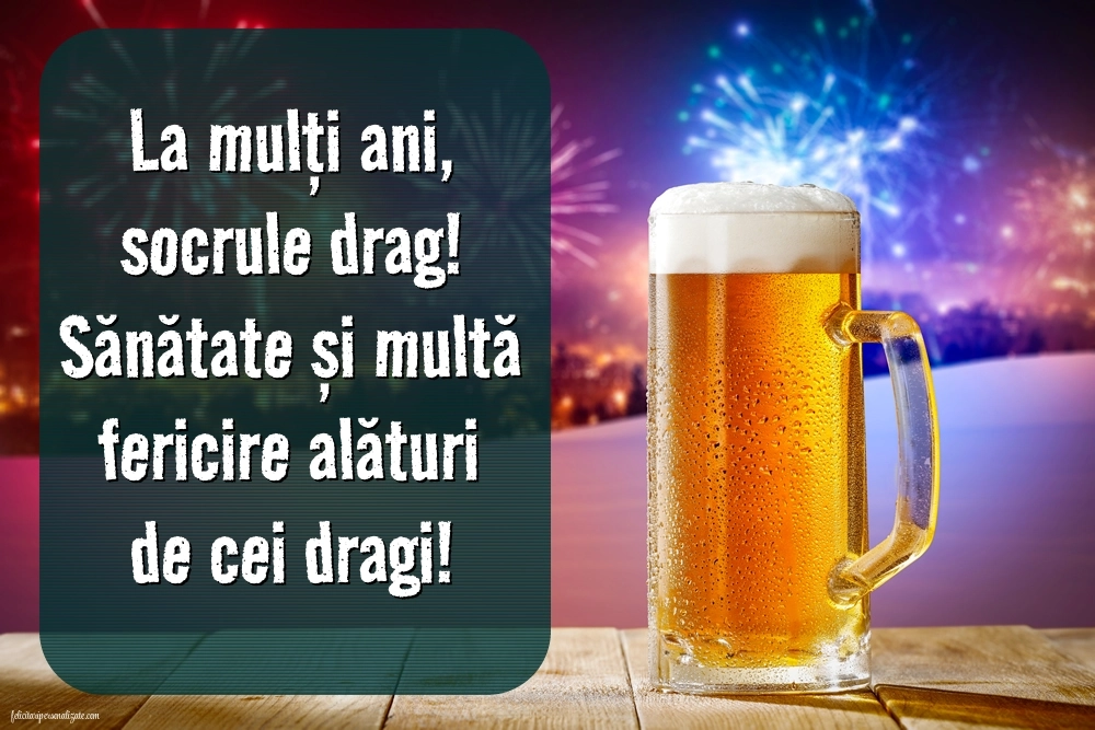 Felicitări și Imagini de Ziua de Naștere pentru Socru: Șampanie