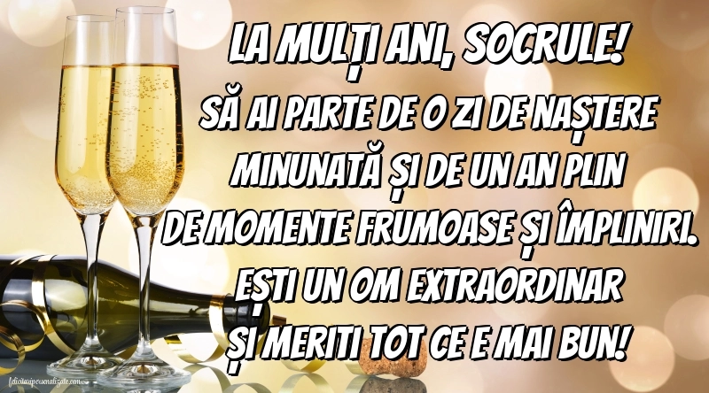 Imagini de LA MULȚI ANI tata socru: Șampanie