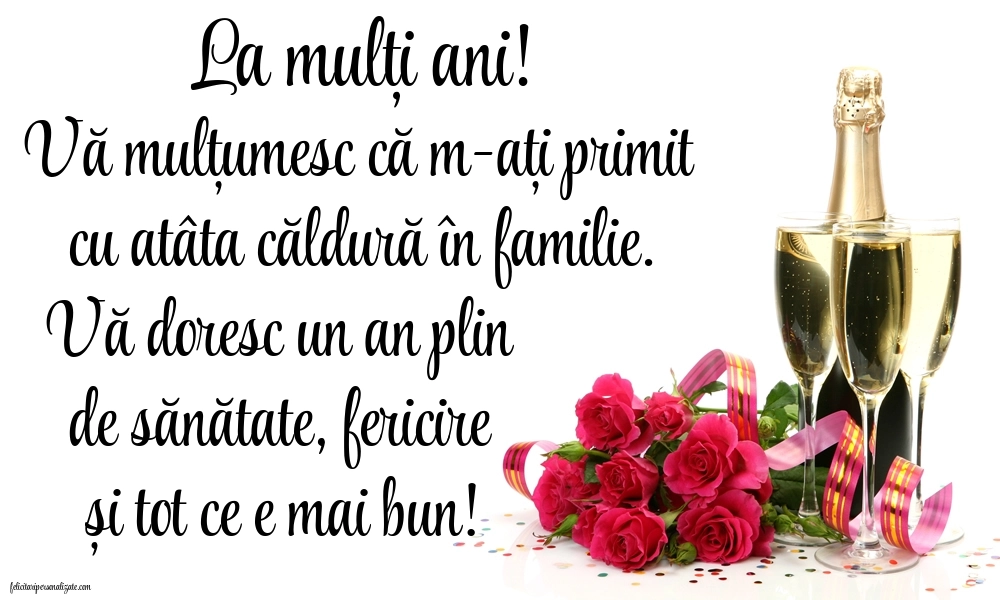 Imagini de LA MULȚI ANI tata socru: Șampanie și flori