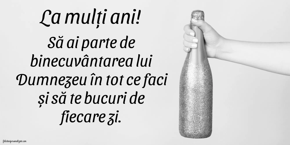 Imagini cu mesaje de la mulți ani pentru socru: Șampanie