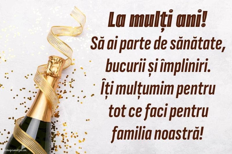 Imagini de LA MULȚI ANI tata socru: Șampanie
