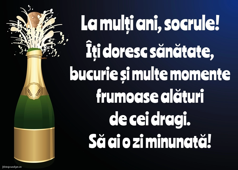 Imagini de LA MULȚI ANI tata socru: Șampanie