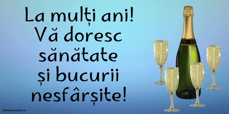 Felicitări și Imagini de Ziua de Naștere pentru Socru: Șampanie
