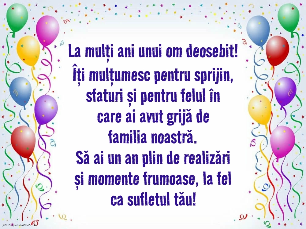 Imagini cu mesaje de la mulți ani pentru socru: Baloane