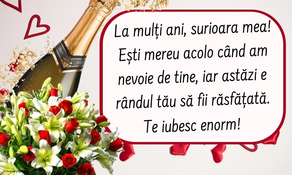 Imagini cu La mulți ani pentru sora mea: Flori