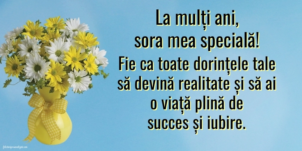 Imagini cu La mulți ani pentru sora mea: Flori