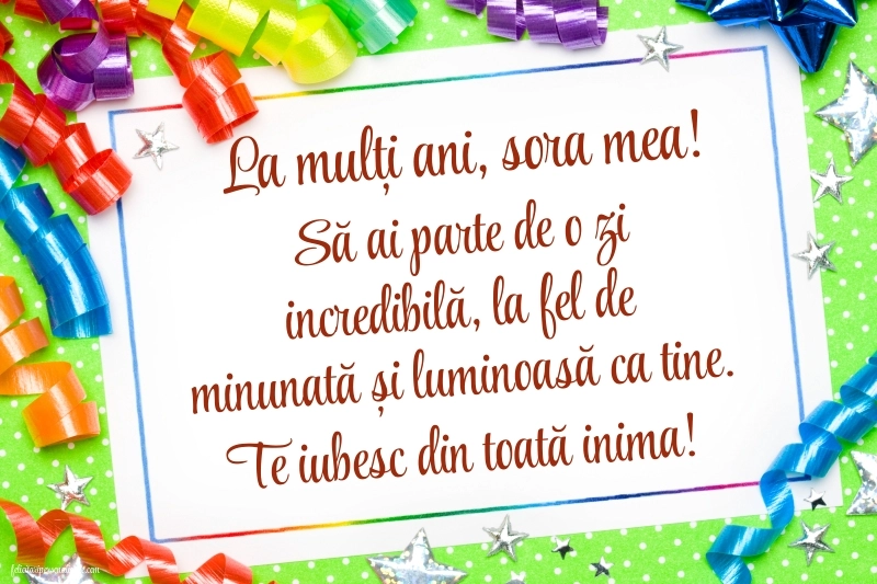 Imagini cu La mulți ani pentru sora mea: Baloane