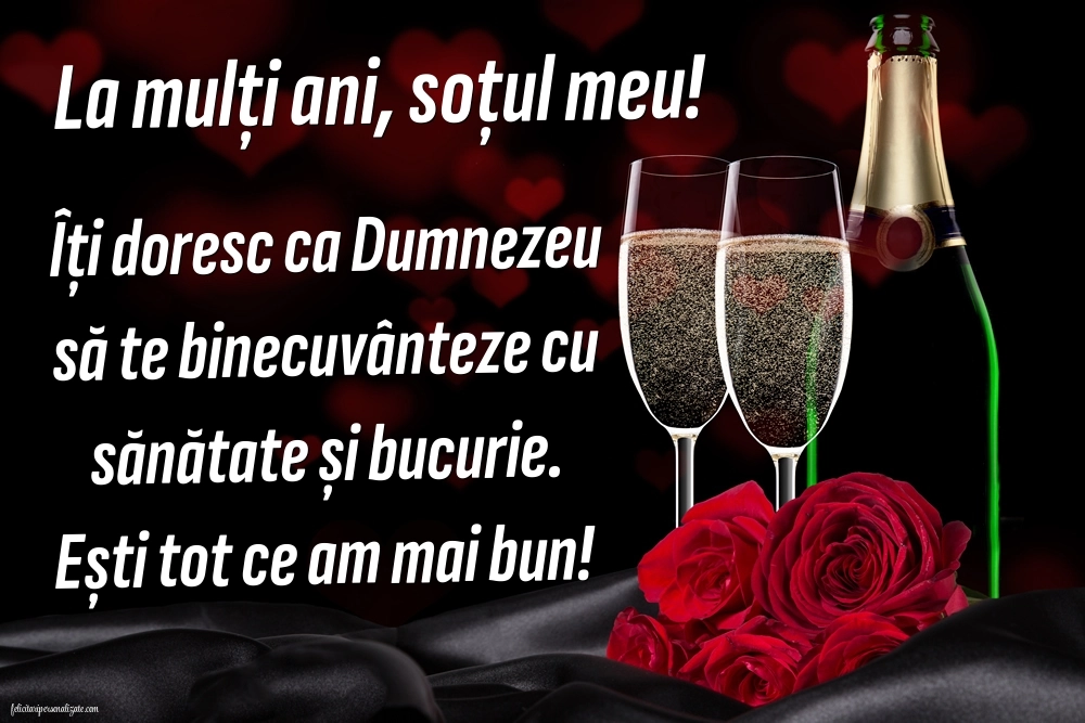 Imagini cu La mulți ani pentru soț: Șampanie