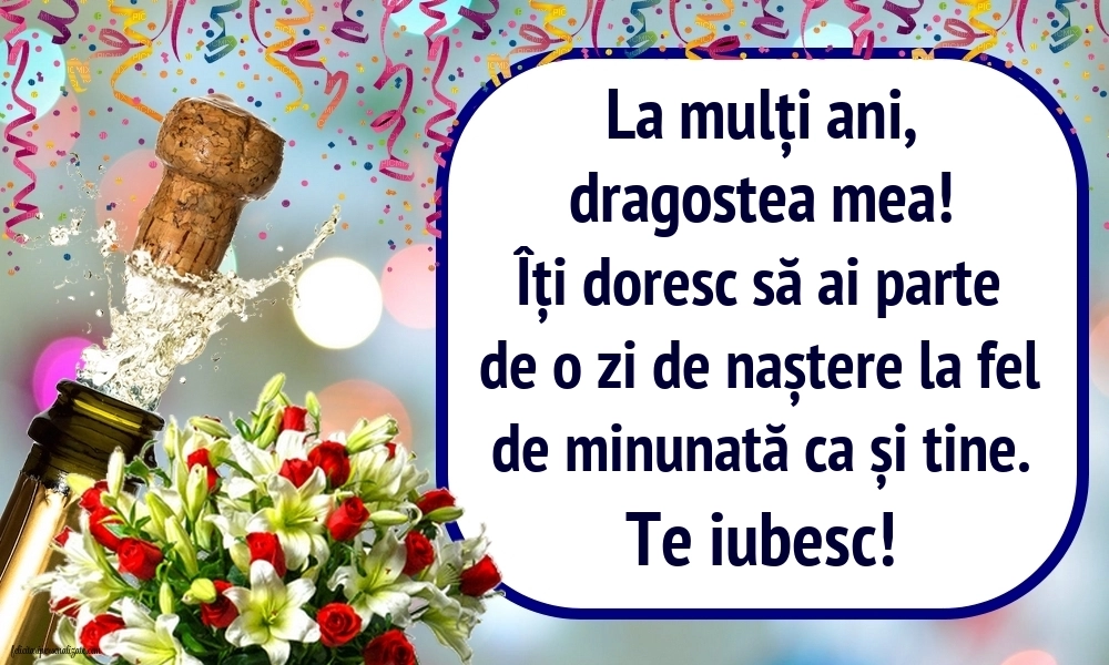 Imagini cu La mulți ani pentru soț: Șampanie și flori