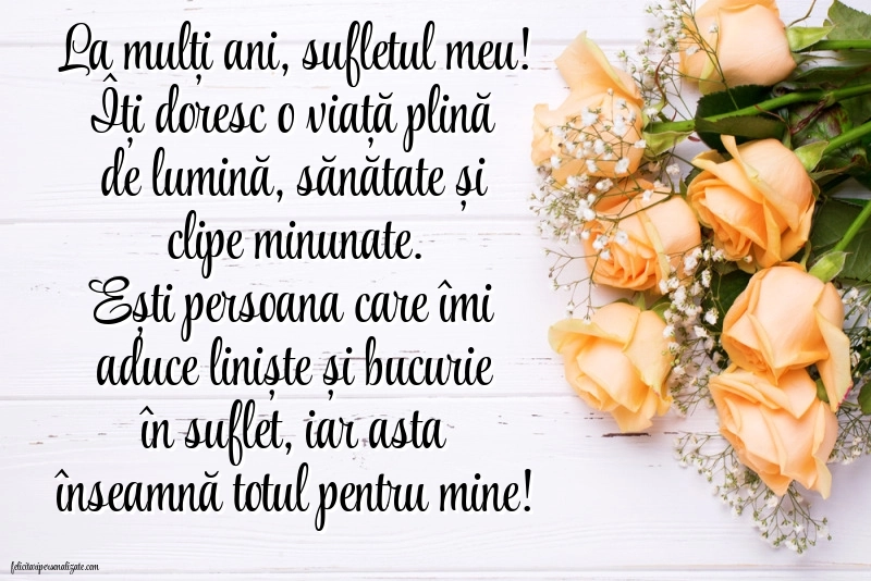 La mulți ani, soția mea! - Imagini cu mesaje frumoase: Trandafiri