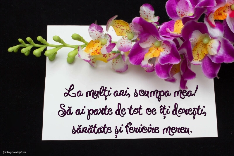 Felicitări de LA MULȚI ANI pentru Soție: Flori
