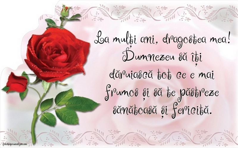 Felicitări de LA MULȚI ANI pentru Soție: Flori
