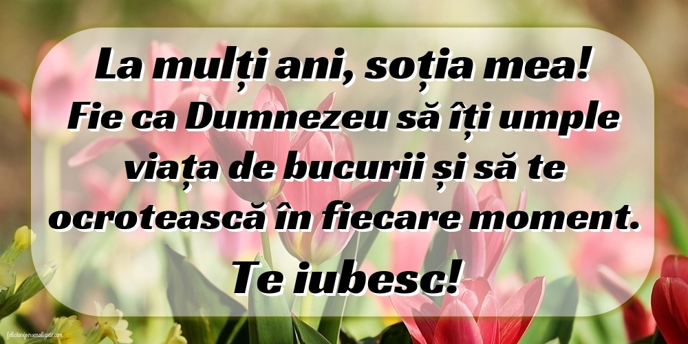 Felicitări și Imagini de Ziua de Naștere pentru Soție: Flori