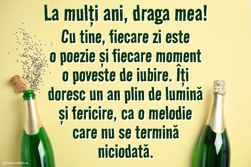 Imagini La Mulți Ani Soția Mea: Șampanie și confetti