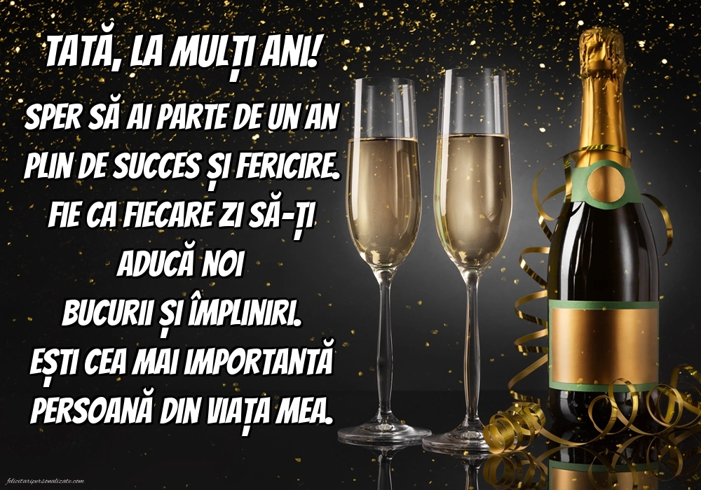 Imagini cu La mulți ani pentru tatăl meu: Șampanie