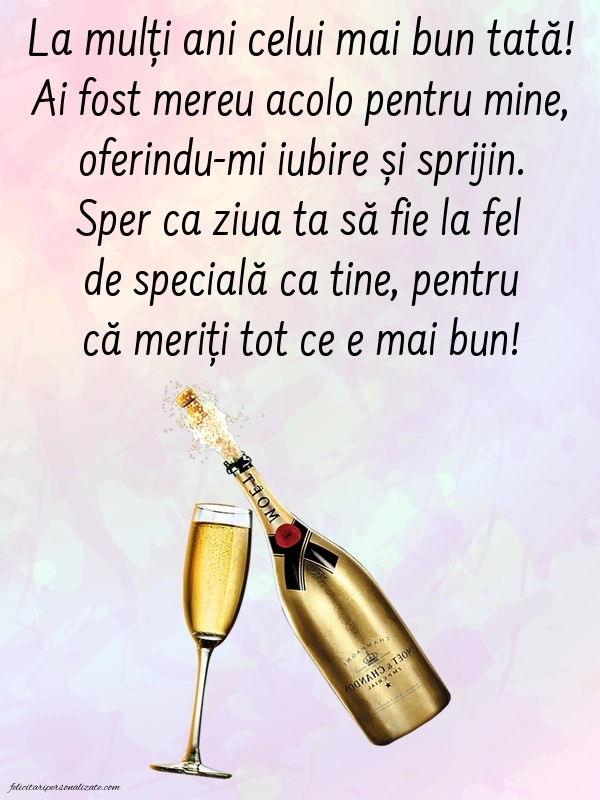 Imagini cu La mulți ani pentru tatăl meu: Șampanie