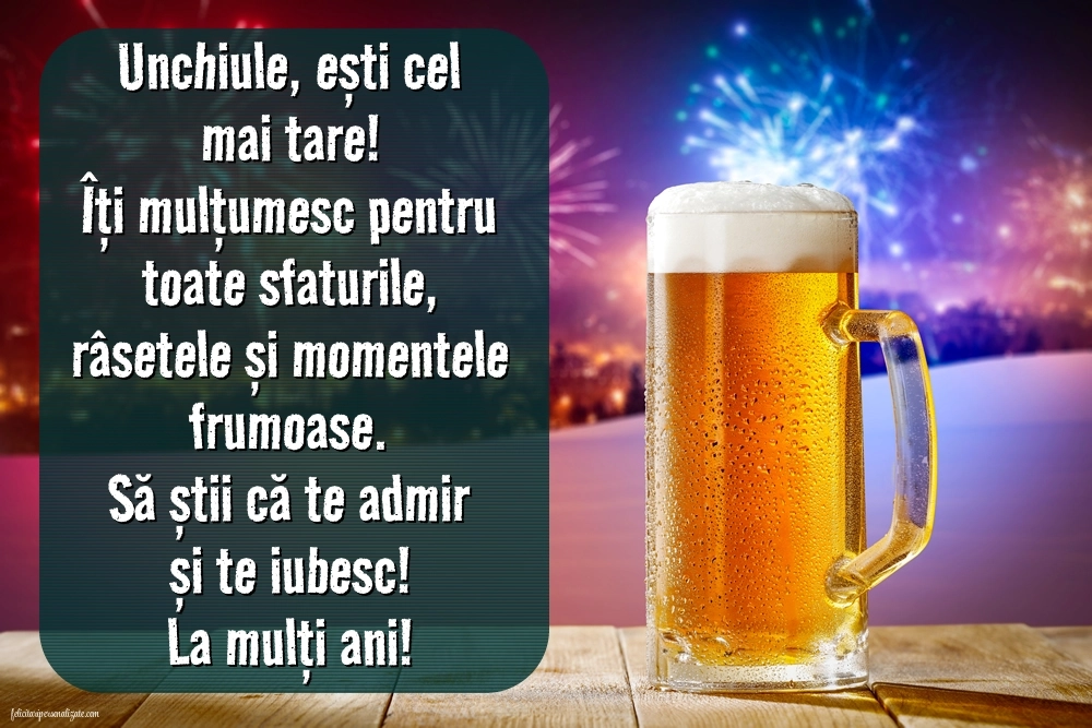 Imagini cu mesaje de La mulți ani pentru unchi: Șampanie