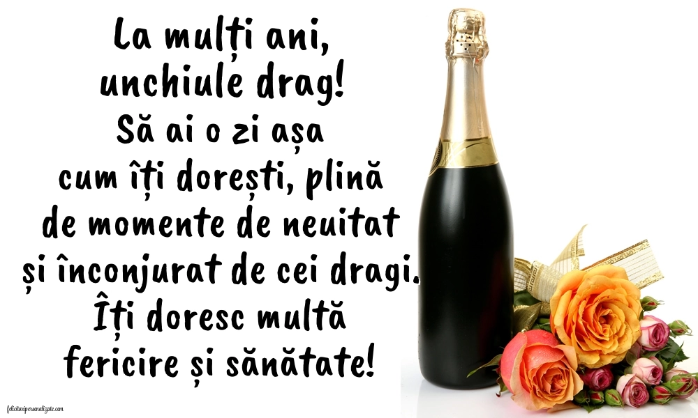 Imagini La Mulți Ani Unchiul Meu: Șampanie și flori