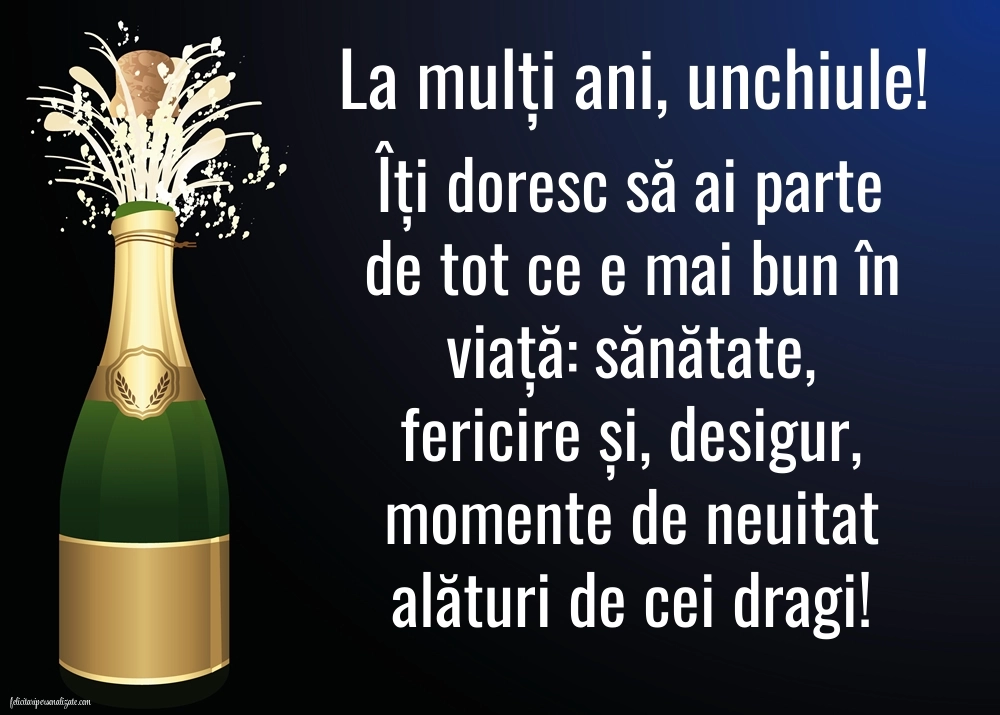 Imagini cu La mulți ani pentru unchiul meu: Șampanie
