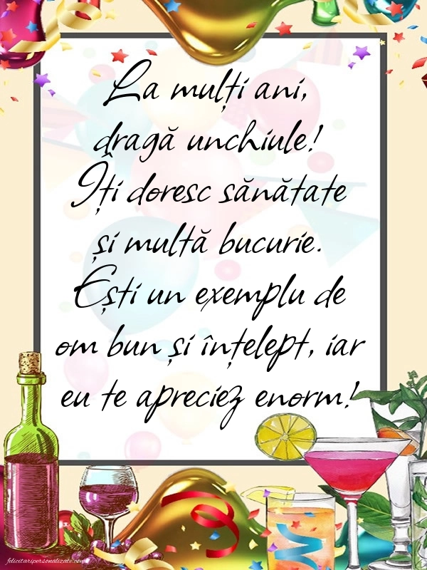 Imagini La Mulți Ani Unchiul Meu: Confetti