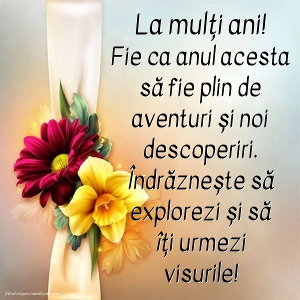 La mulți ani, vară mea! - Imagini cu mesaje frumoase: Flori