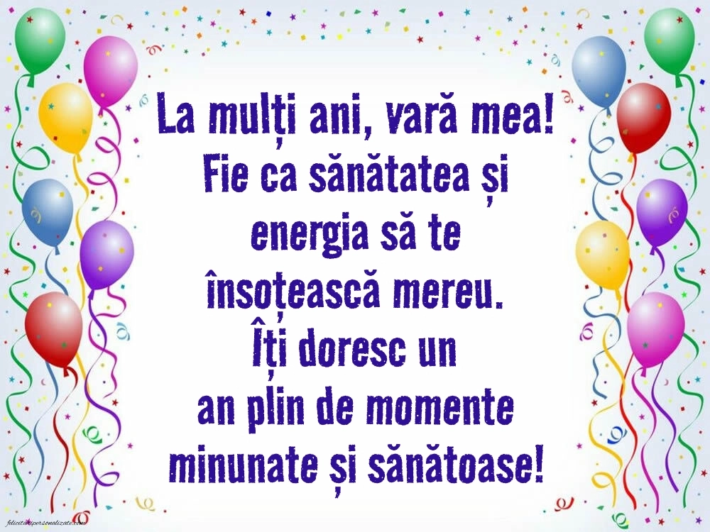 Imagini La Mulți Ani Verișoara Mea: Baloane