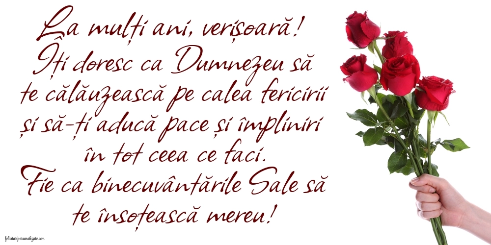 Imagini La Mulți Ani Verișoara Mea: Flori