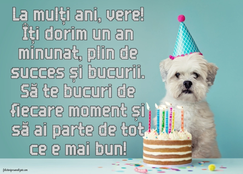 Felicitări și Imagini de Ziua de Naștere pentru Verișor: Tort