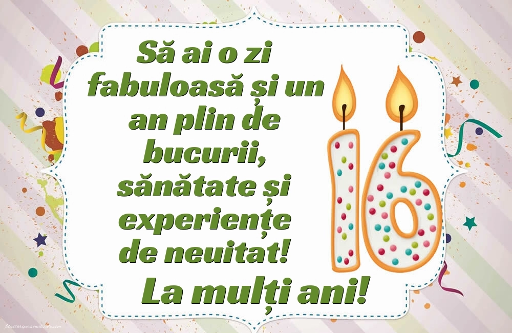 Imagini cu LA MULȚI ANI 16 ani: Lumânări