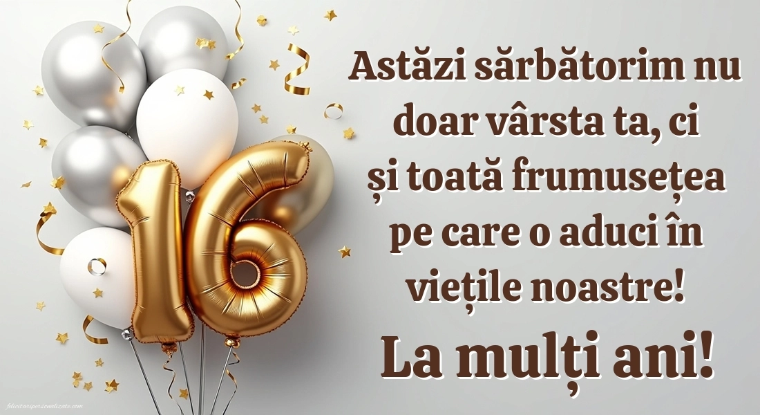 Imagini cu LA MULȚI ANI 16 ani: Baloane