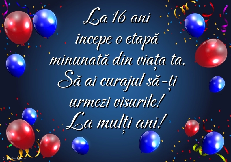 Imagini cu LA MULȚI ANI 16 ani pentru Nepot: Baloane