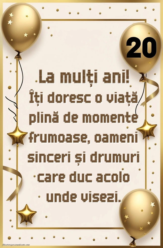 Imagini cu LA MULȚI ANI 20 ani: Baloane