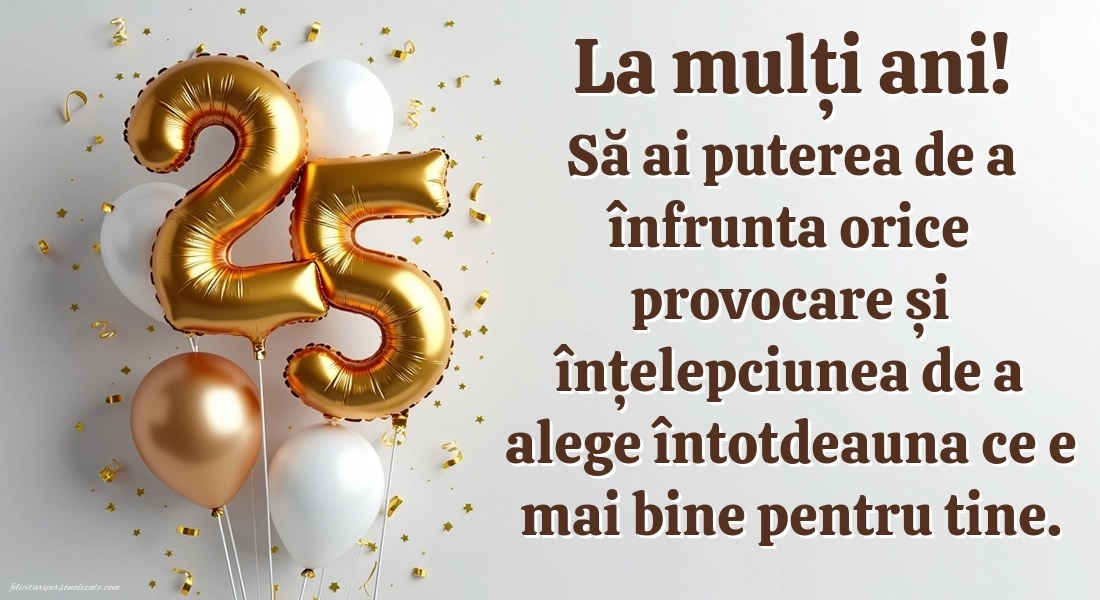 Imagini cu LA MULȚI ANI 25 ani: Baloane