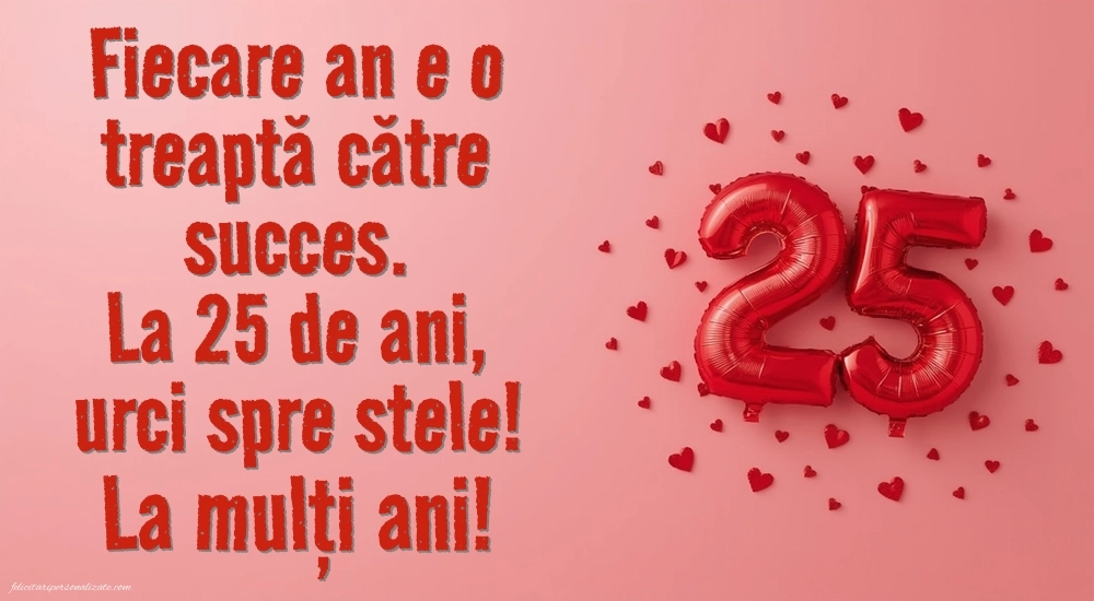 Imagini cu LA MULȚI ANI 25 ani: Baloane