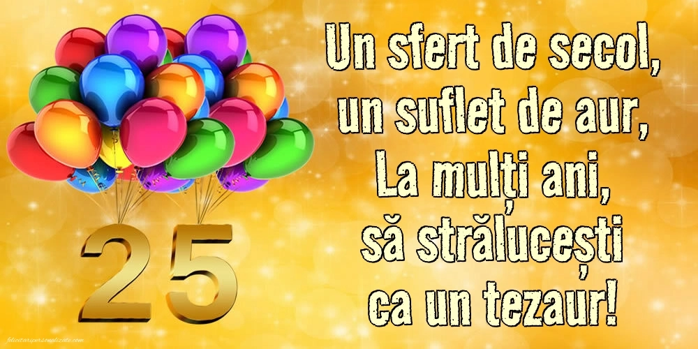 Imagini cu LA MULȚI ANI 25 ani: Baloane