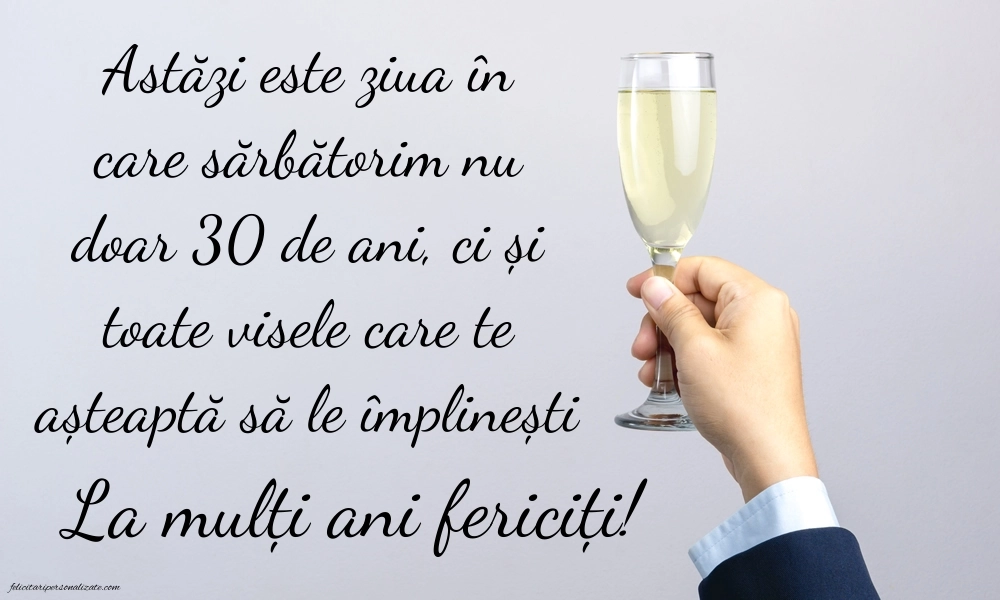 Imagini cu LA MULȚI ANI 30 ani: Șampanie