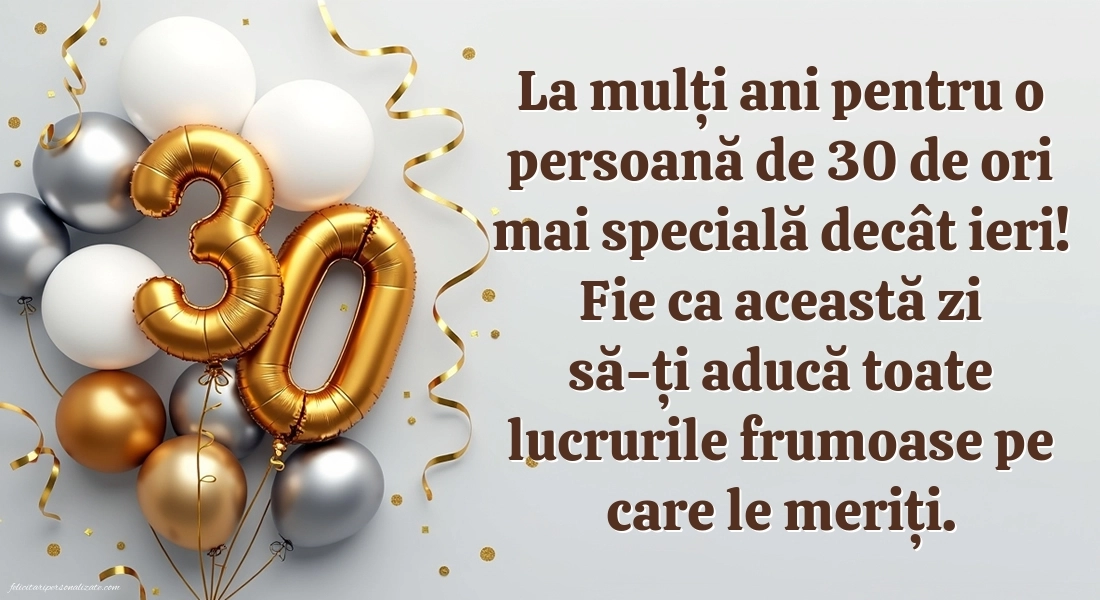 Imagini cu LA MULȚI ANI 30 ani: Baloane