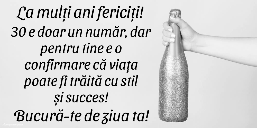 Imagini cu LA MULȚI ANI 30 ani: Șampanie