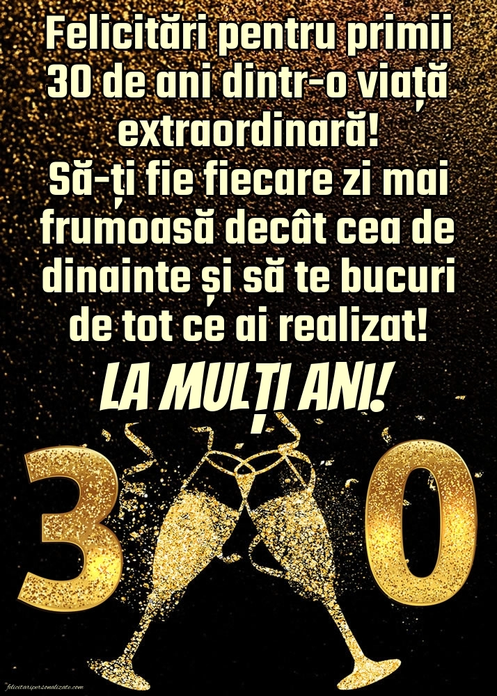 Imagini cu LA MULȚI ANI 30 ani: Șampanie