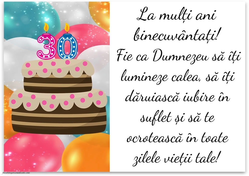 Imagini cu LA MULȚI ANI 30 ani pentru Femei: Tort