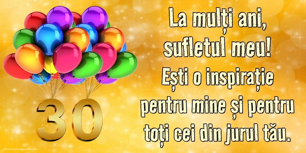 Imagini cu LA MULȚI ANI 30 ani pentru Fiu: Baloane