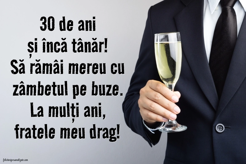 Imagini cu LA MULȚI ANI 30 ani pentru Frate: Șampanie
