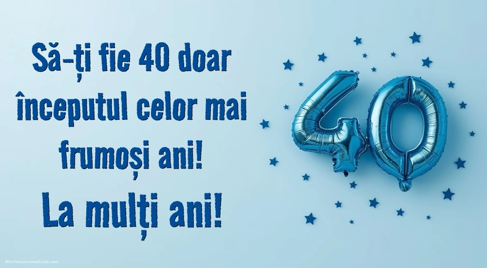 Imagini cu LA MULȚI ANI 40 ani: Baloane