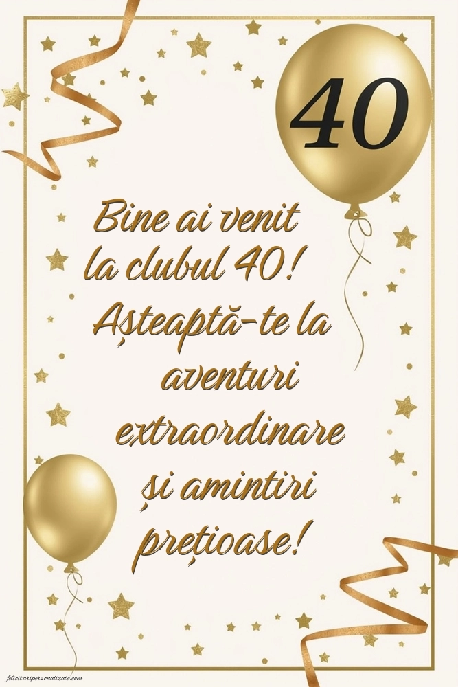 Imagini cu LA MULȚI ANI 40 ani pentru Femei: Baloane